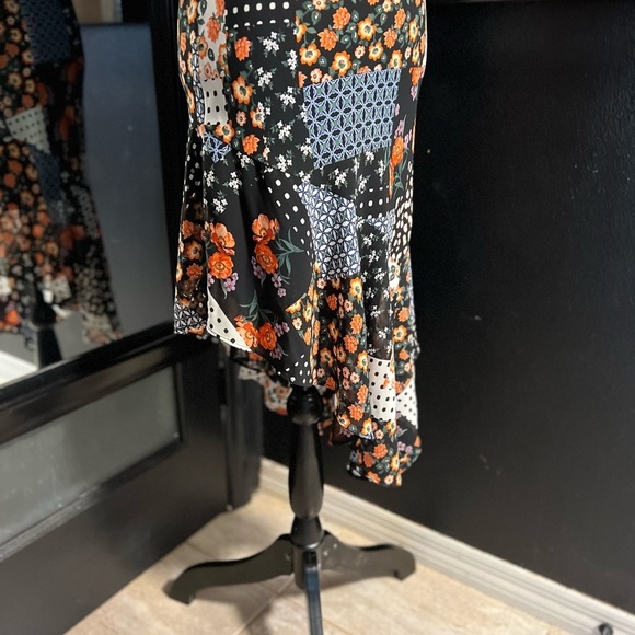 💙💛NWT- SUPER CUTE ASYMMETRICAL SPAGHETTI STRAP DRESS SZ S💙💛 - Picture 7 of 11